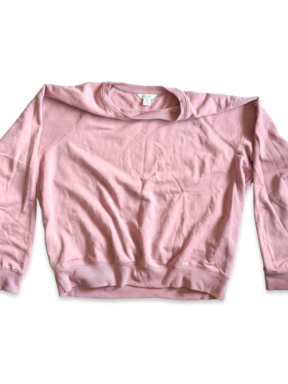 Ripzone Dusty Pink Raglan Fleece Pullover Sweatshirt Size M